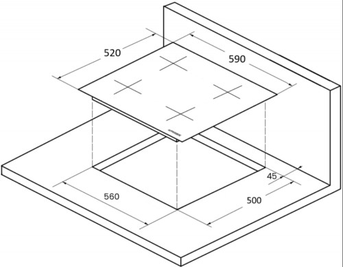 Индукционная варочная панель Kuppersberg ICS 608