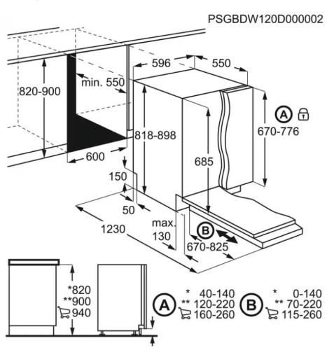 Встраиваемая посудомоечная машина Electrolux (Электролюкс) KHGB9400L