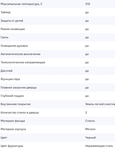 Электрический духовой шкаф MAUNFELD (Маунфилд) EOEH7615STB