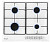 Газовая варочная панель Weissgauff (Вайсгауф) HG 640 WEH