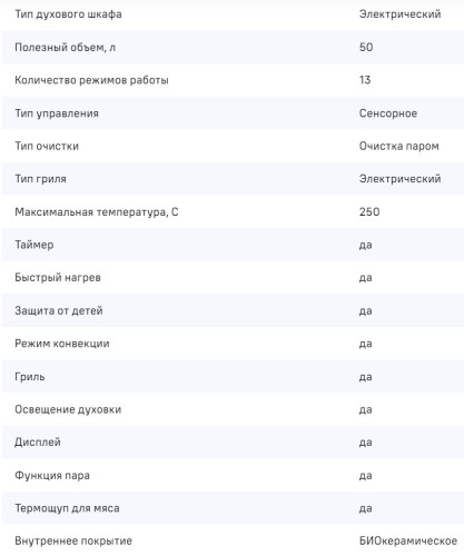 Электрический духовой шкаф MAUNFELD (Маунфилд) MCMO5016STGB