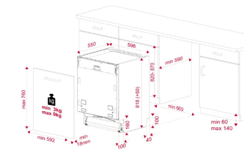 Встраиваемая посудомоечная машина Teka (Тека) DFI 76950