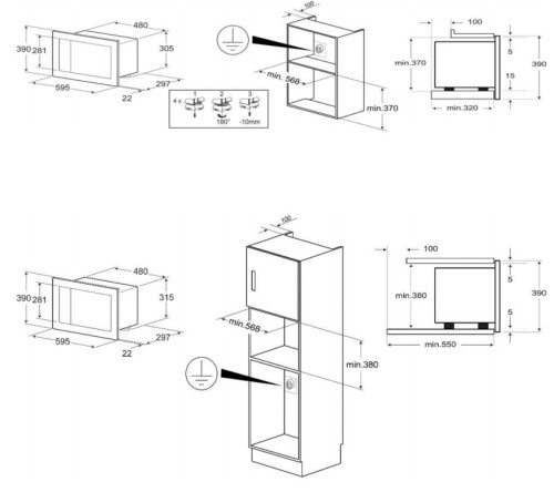 Встраиваемая микроволновая печь Teka (Тека) MB 620 BI WHITE