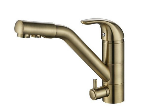 Смеситель для кухни Paulmark (Паульмарк) Holstein Ho213013-1-Br, бронза