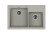 Кухонная мойка Florentina (Флорентина) Касси 780, грей
