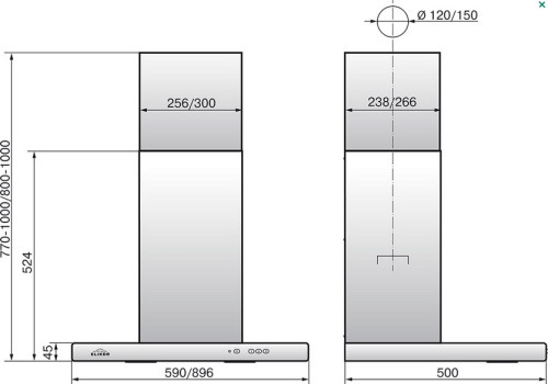Вытяжка Elikor (Эликор) Квадра 60 белый