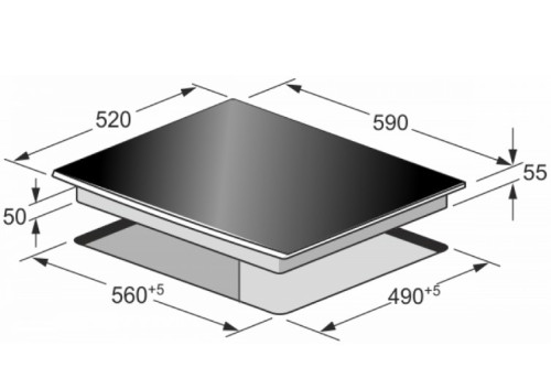Индукционная варочная панель Kaiser (Кайзер) KCT 6736 FI