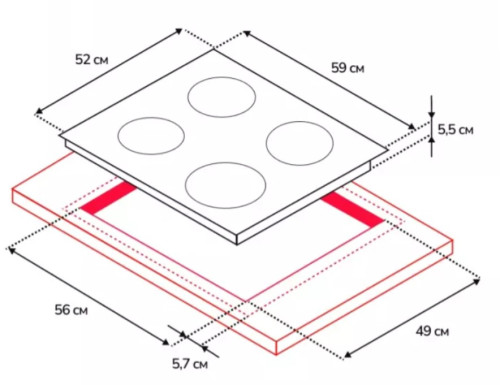 Электрическая варочная панель Simfer (Симфер) H60D14L011