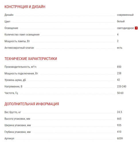 Вытяжка Kuppersberg (Купперсберг) DUDL 8 GW