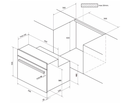 Электрический духовой шкаф Kuppersberg (Купперсберг) HO 656 T