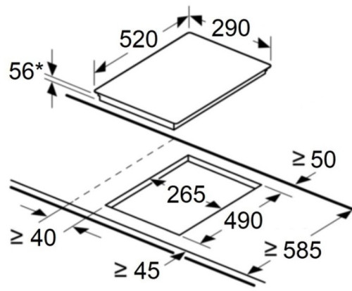 Индукционная варочная панель MAUNFELD CVI292MBK2