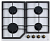 Газовая варочная панель MBS PG-611WH classic