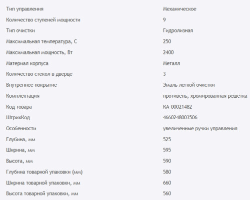 Электрический духовой шкаф HOMSair (ХОМСэйр) OEF606WH