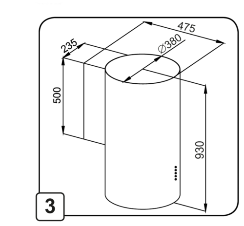 Вытяжка MAUNFELD (Маунфилд) LEE SIDE (C) 39 black