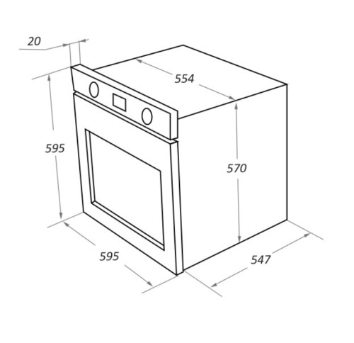 Электрический духовой шкаф MAUNFELD (Маунфилд) EOEM.769W