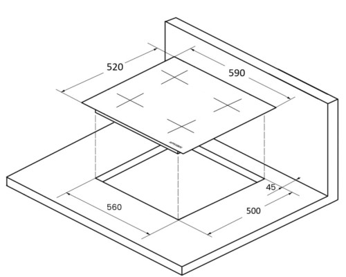 Индукционная варочная панель Kuppersberg (Купперсберг) ICS 604 GR