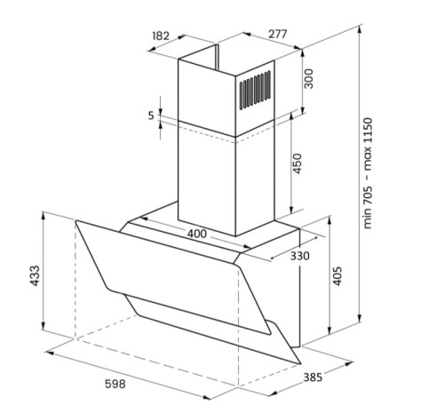 Вытяжка Kuppersberg (Купперсберг) F 600 C