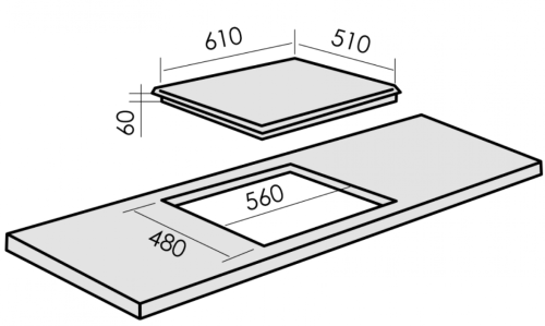 Газовая варочная панель MBS PG-609