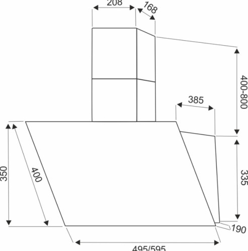 Вытяжка EXITEQ (Экзитег) EX-1155 white