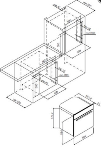 Электрический духовой шкаф Graude (Грауде) BM 60.3 W