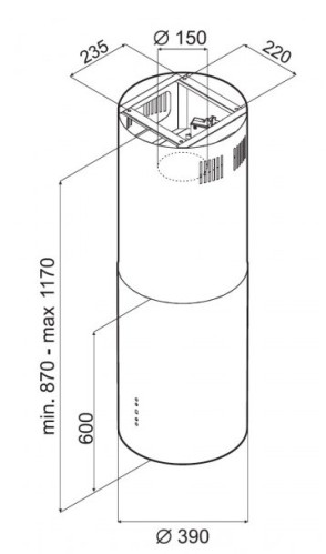 Вытяжка Kuppersberg (Купперсберг) TUBA X