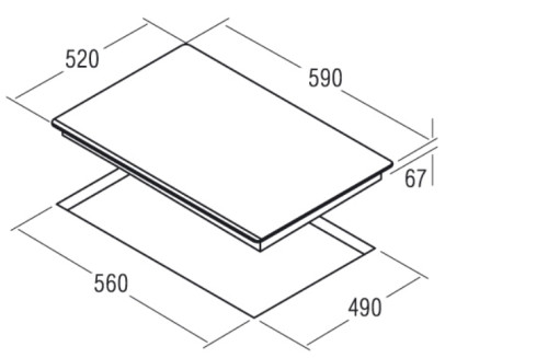 Электрическая варочная панель Cata (Ката) T 604/A