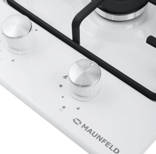 Газовая варочная панель MAUNFELD (Маунфилд) EGHE.32.3EW/G белый + ВИДЕО О ТОВАРЕ