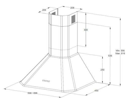 Вытяжка Korting (Кёртинг) KHC 9839 X
