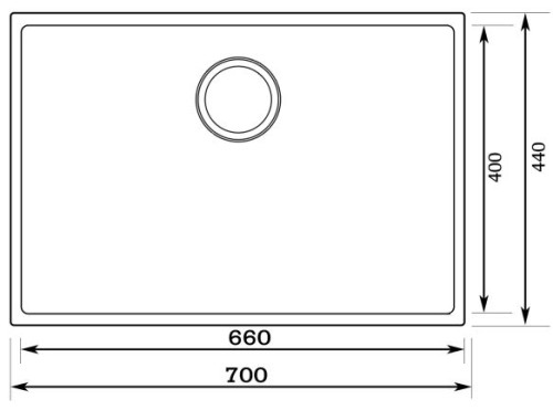 Кухонная мойка Seaman Eco Marino SME-700 Standart