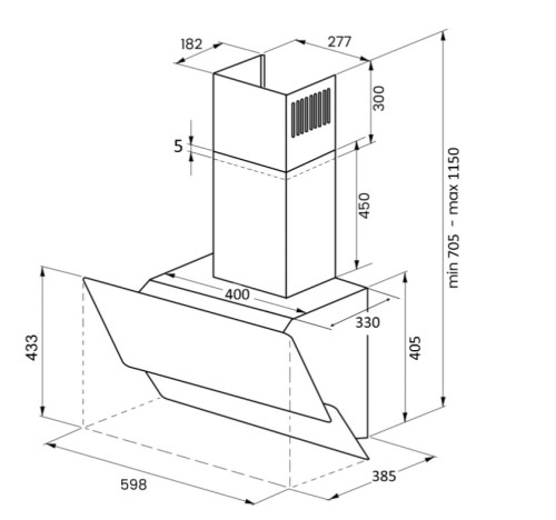 Вытяжка Kuppersberg (Купперсберг) F 612 W