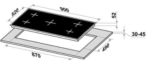 Электрическая варочная панель MAUNFELD (Маунфилд) CVCE905SMTBK