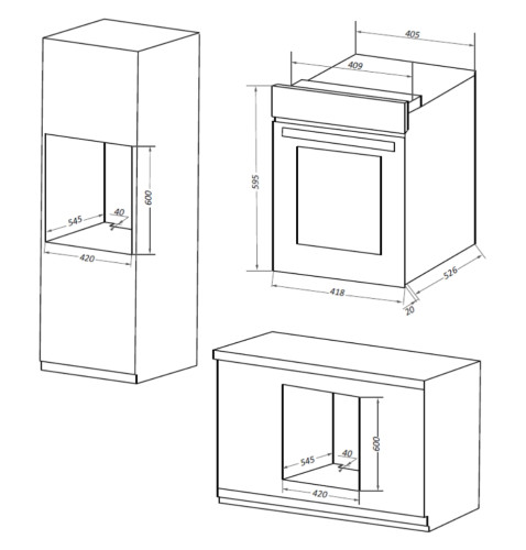 Электрический духовой шкаф MAUNFELD (Маунфилд) EOEM519B