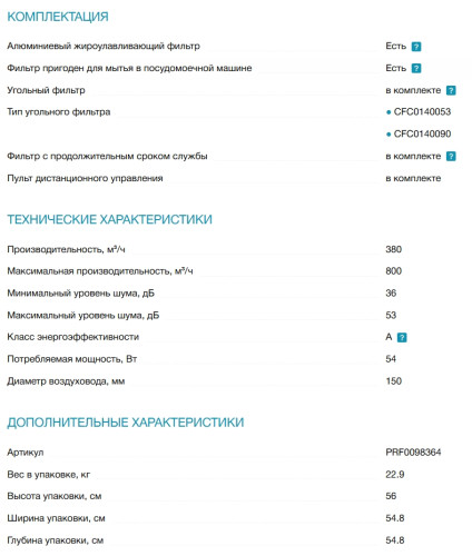 Вытяжка Elica (Элика) EDITH HEAVYMETAL/F/50