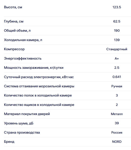 Холодильник NORDFROST (Нордфрост) NRT 143 132