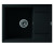 Кухонная мойка Florentina (Флорентина) Липси 650, антрацит
