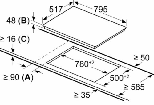 Электрическая варочная панель Bosch (Бош) PKC845FP1D