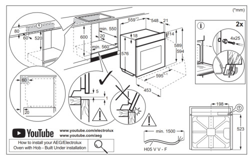 Электрический духовой шкаф Electrolux (Электролюкс) LOE8F38V