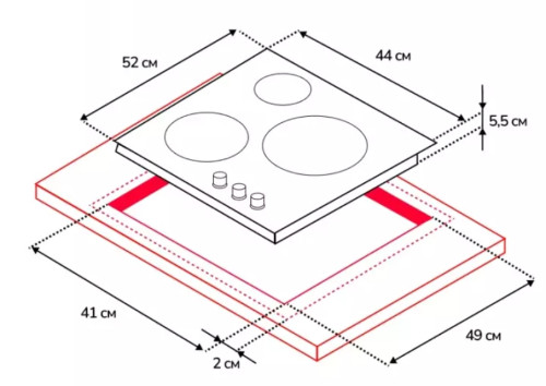 Электрическая варочная панель Simfer (Симфер) H45E03W016