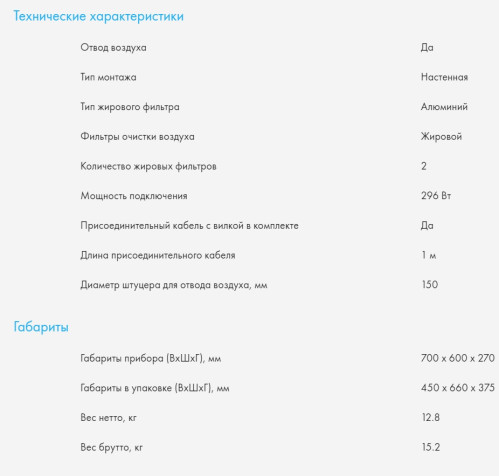 Вытяжка Haier (Хайер) HVX-W682CB