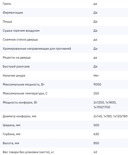 Электрическая плита MAUNFELD (Маунфилд) MEC511CS09TD