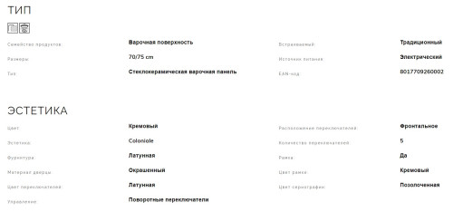 Электрическая варочная панель Smeg (Смег) P875PO