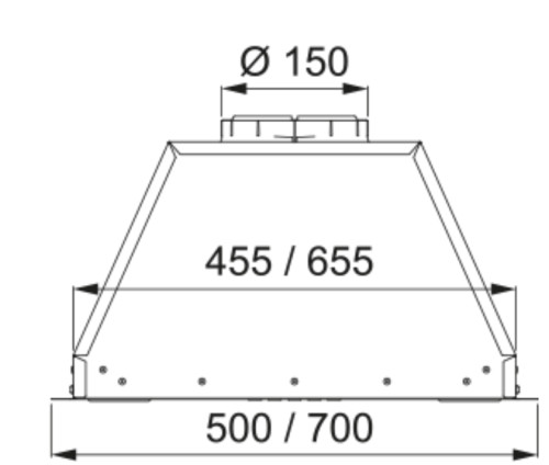 Встраиваемая вытяжка Franke (Франке) VERA 52 SS