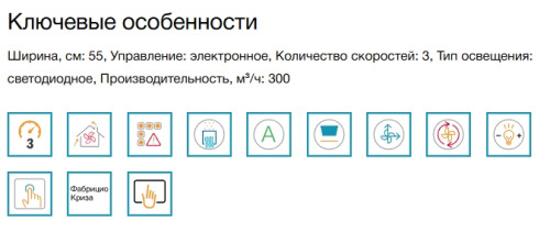Вытяжка Elica (Элика) JUST DRY BL/A/55