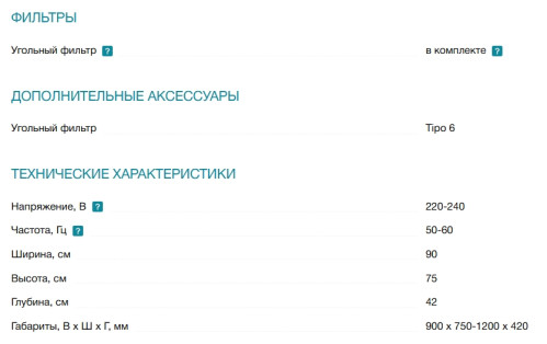 Вытяжка Falmec (Фалмек) Laguna IS Steel 90 Black
