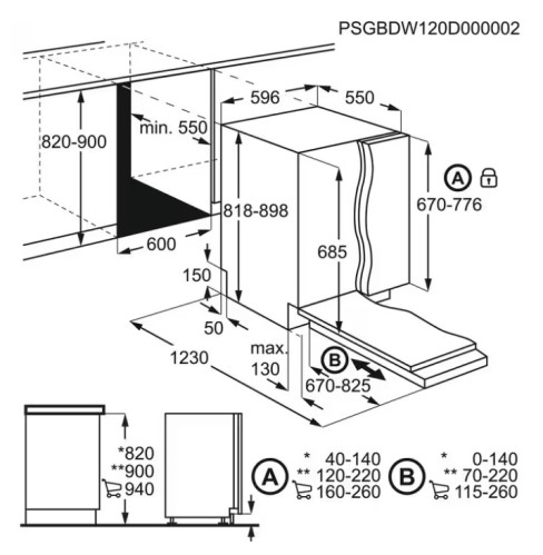 Встраиваемая посудомоечная машина Electrolux (Электролюкс) KEMB9310L