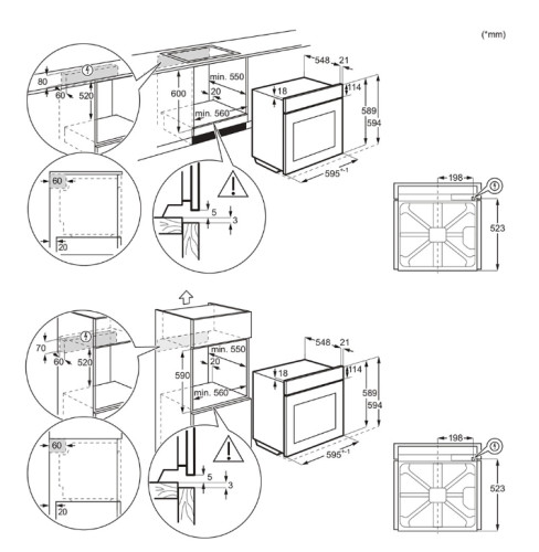 Электрический духовой шкаф Electrolux (Электролюкс) EOD4P57H