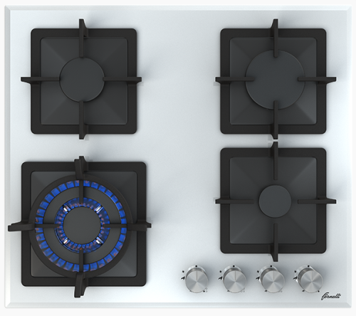 Газовая варочная панель Fornelli (Форнелли) PGT 60 CALORE WH