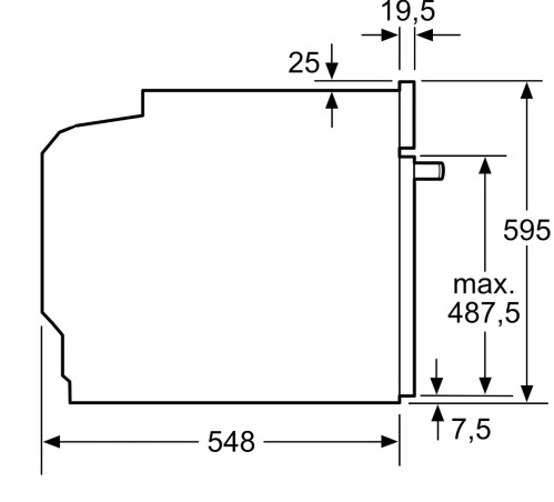 Электрический духовой шкаф Bosch (Бош) HRA334EB0