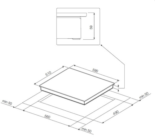 Газовая варочная панель GRAUDE (Грауде) GSK 60.0 S