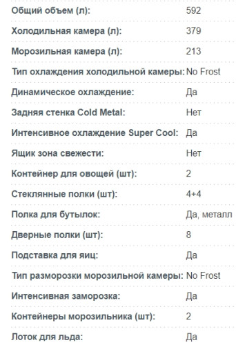 Холодильник Korting (Кёртинг) KNFS 95780 X